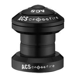 - ACS Balhoofdstel BMX 1" Crossfire zwart