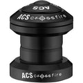 - ACS Balhoofdstel BMX 1 1/8" Crossfire zwart