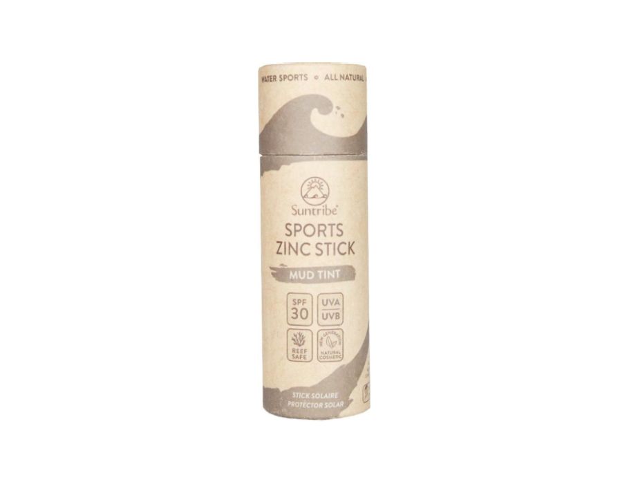 Suntribe Zonnebrandstick Zinc Sport SPF 30 Mud Tint