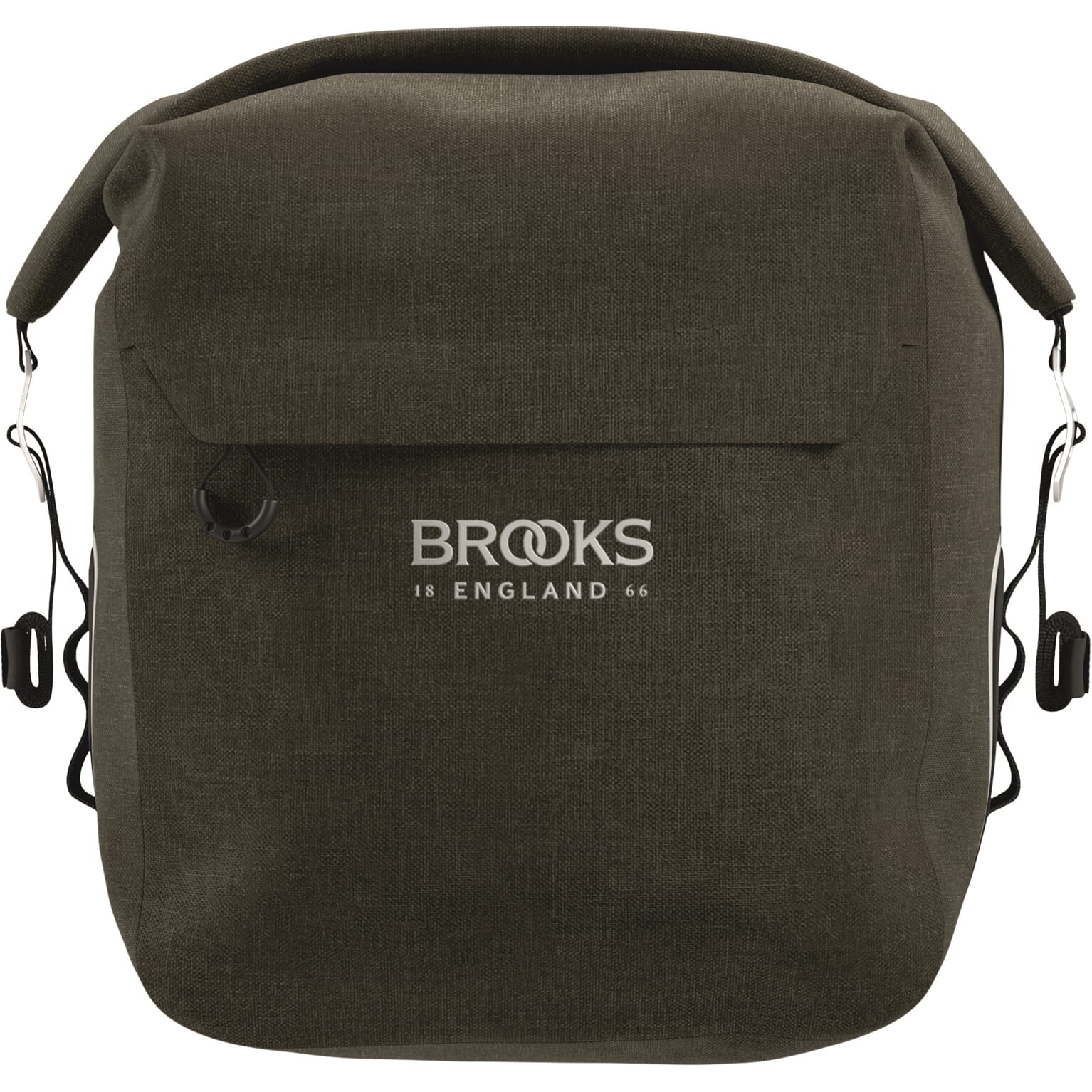 Brooks scape pannier - small (10-13l) - mud green
