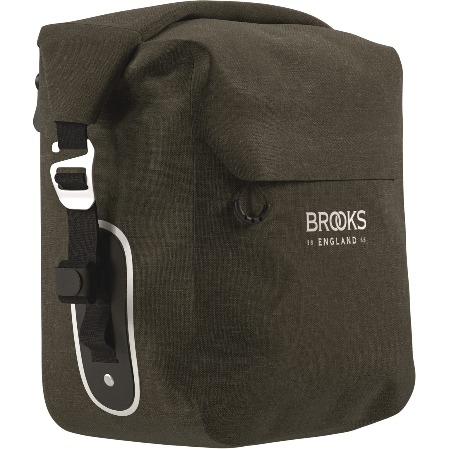 Brooks scape pannier - small (10-13l) - mud green