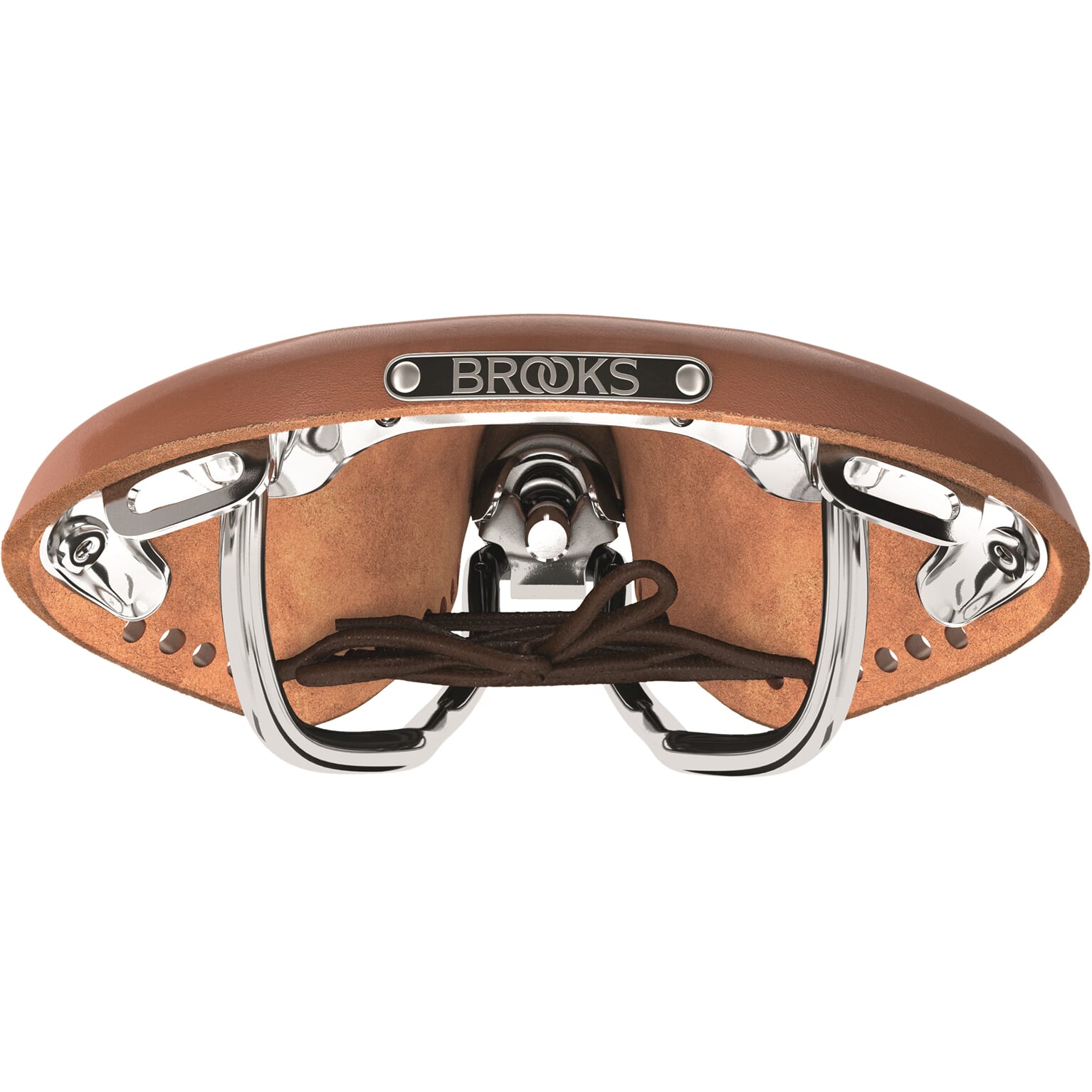 Brooks b17 short carved - honey