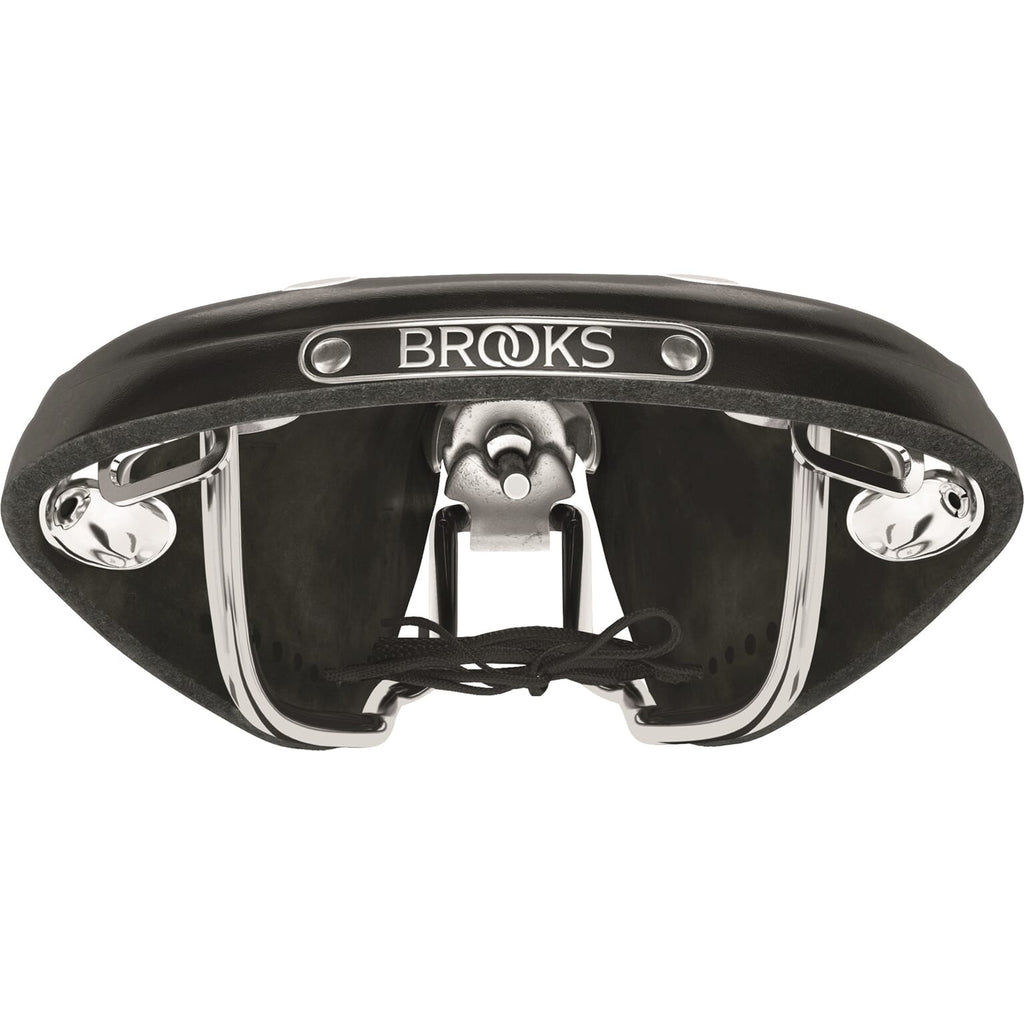Brooks b17 narrow carved - black