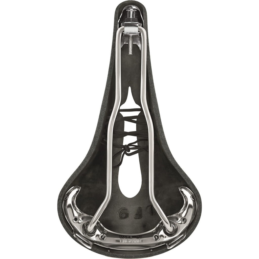 Brooks b17 narrow carved - black