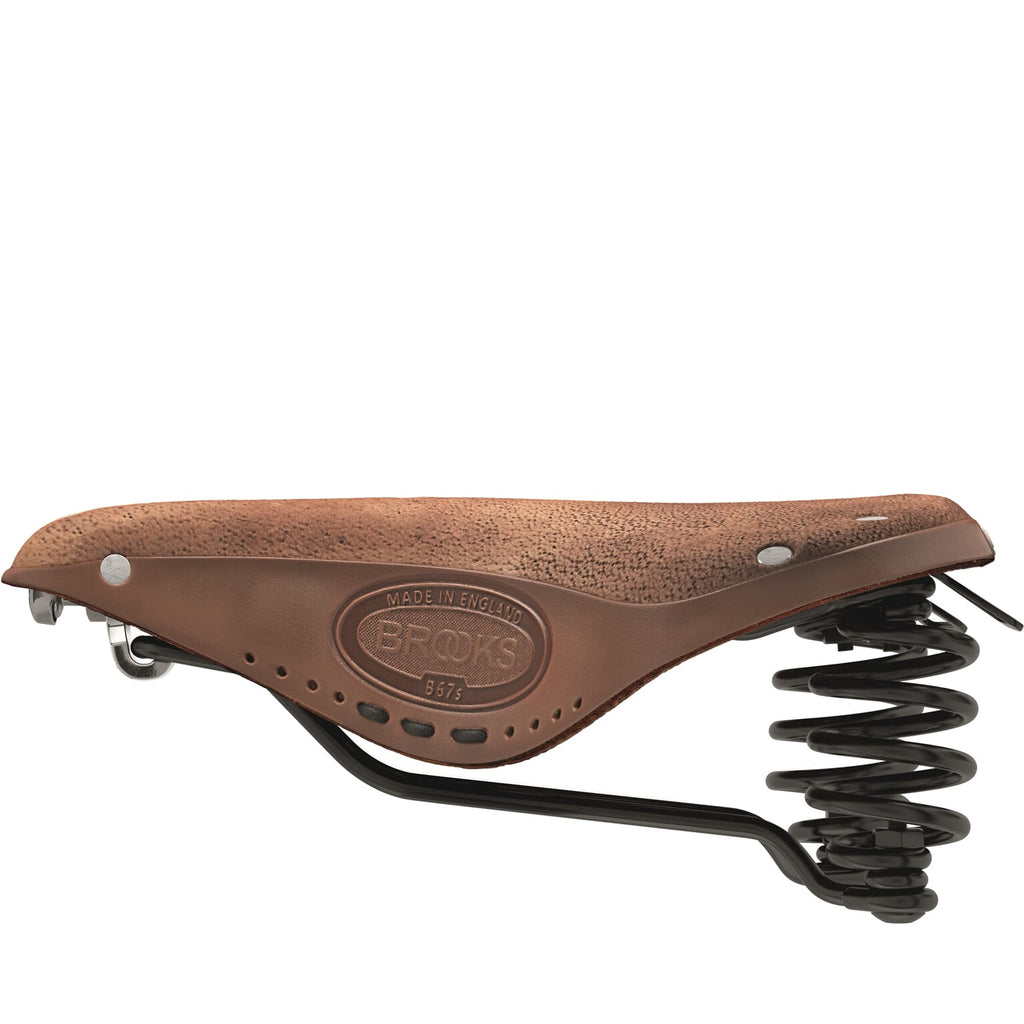 Brooks b67 short softened - dark tan