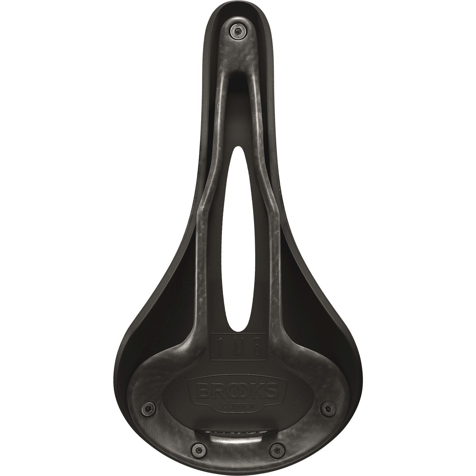 Brooks cambium c13 carved - 145 mm - black