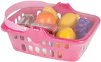 Pilsan Speelgoedfruitmand roze 17-delig