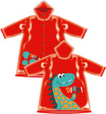 Arditex Regenjas junior PVC rood maat 6 jaar