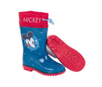 Arditex Regenlaarzen Mickey junior PVC donkerblauw rood maat 32