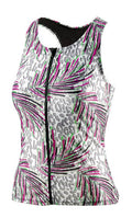 Beco Tanktop BEsuit dames C-cup polyamide elastaan roze groen mt 36