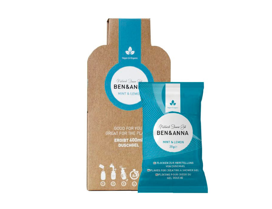 Ben anna douchegel - vlokken - blue basil - 2x20gr.