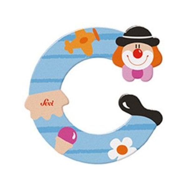 Sevi letter clown c: 10 cm (81739)