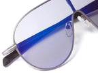 Formula Zonnebril unisex Single Lens cat. 4 blauw