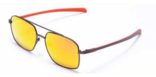 Formula Zonnebril unisex vierkant cat. 4 oranje