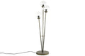 Hi-point Laurens staande lamp 124 cm E27 RVS 40W goud