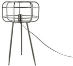 Hi-point Hugo tafellamp 37 x 37 x 65 cm E27 RVS zwart