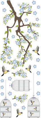 Crearreda Muursticker Branch Cages 300 x 270 cm 13-delig
