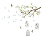 Crearreda Muursticker Branch Cages 300 x 270 cm 13-delig