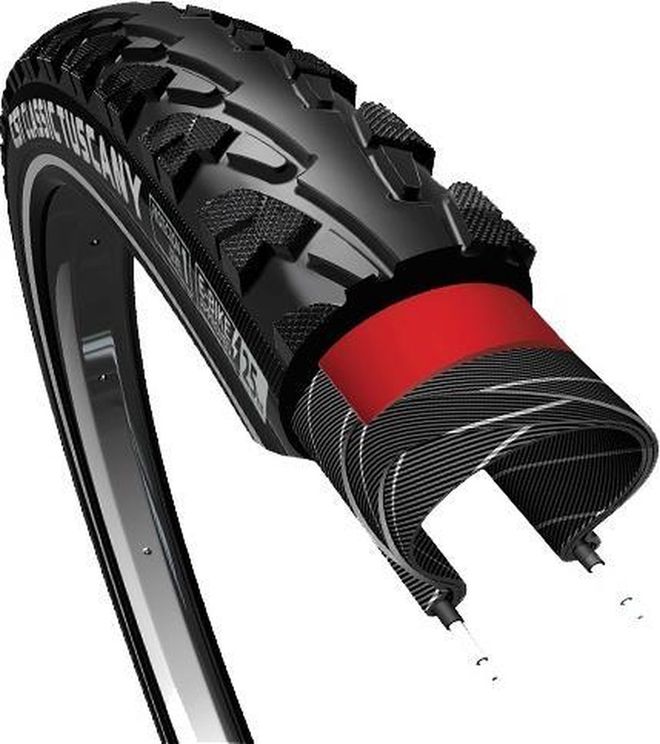Cst buitenband 24x1.90 50-507 reflectie classic tuscany zwart