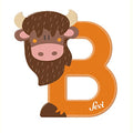 Sevi letter b bison: 10 cm (83002)