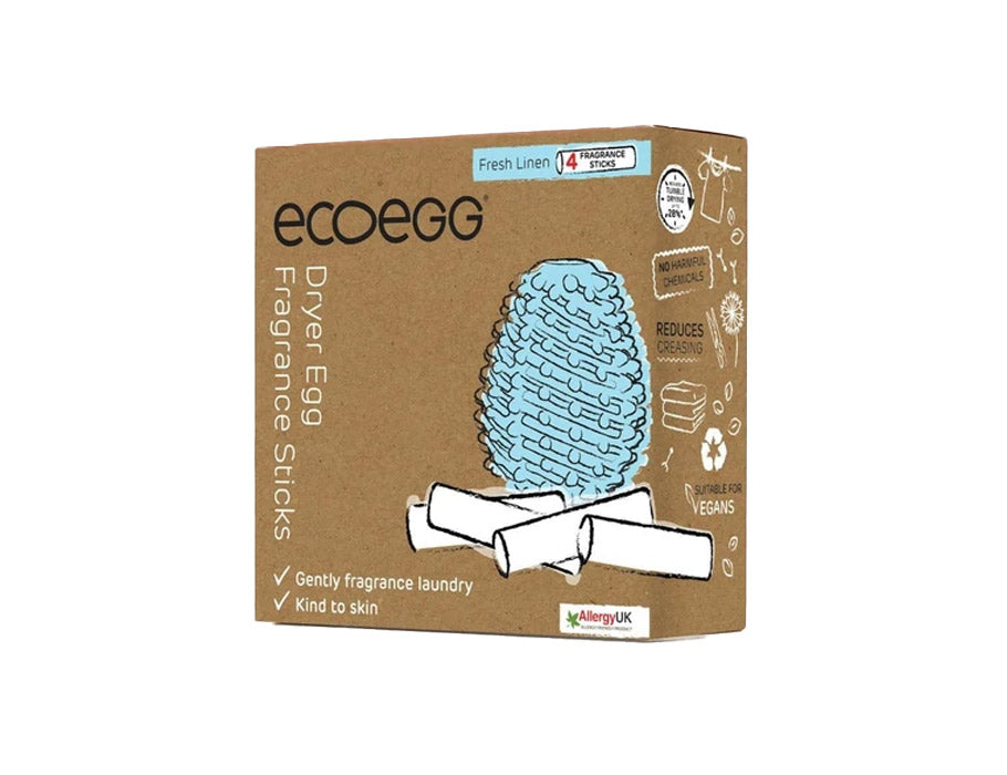 Ecoegg navulling wasdrogerballen - fresh linen - 4 stuks