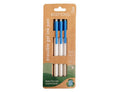 Econovo gelpennen - uitwisbaar - blauw - 3 stuks