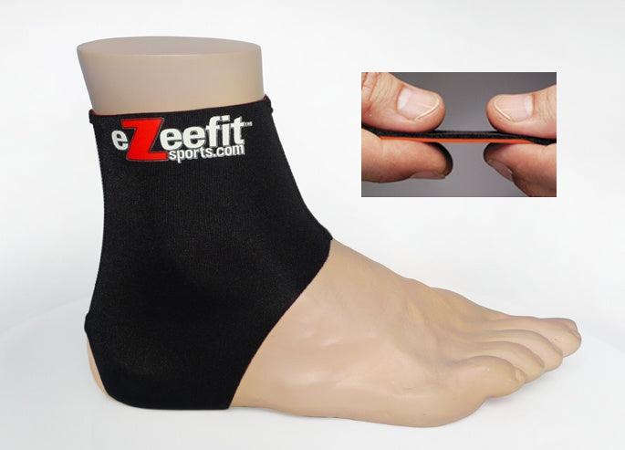 Ezeefit Enkelsokken voor Drukpunten Anti-blaren 2 mm Zwart maat 36-38