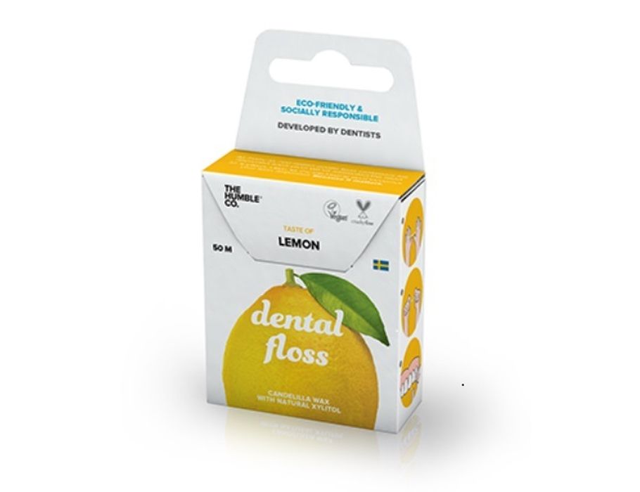 The humble co. dental floss lemon