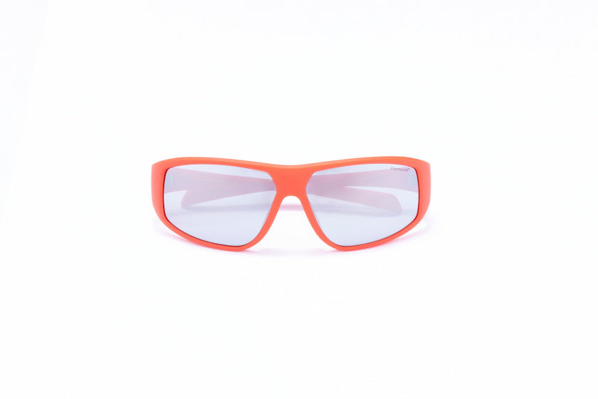 Formula Zonnebril unisex rechthoekig cat.4 koraalrood