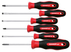 Gedore schroevendraaierset 2c | fl 3 5,5 6,5 pz | 0 1 2 | 6-dlg. - r38002106