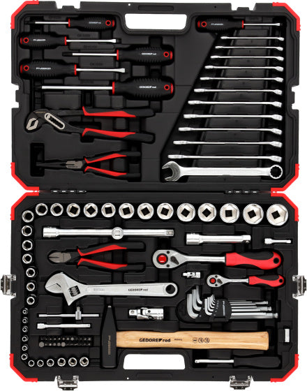 Gedore red r46003100 100-delige dopsleutelset 1 4 + 1 2 - 3300063