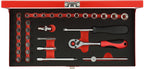Gedore dopsleutelset 1 4” | sw 4-13 mm | 33-dlg - 3300001