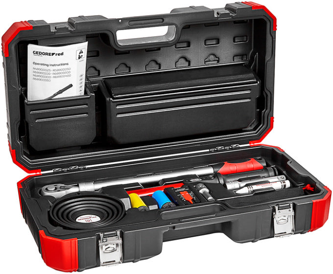 Gedore red | r68903011 | wielmontage-set | incl. momentsleutel | 40 - 200 nm - 3300400