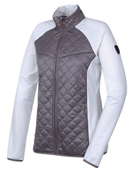 Hannah Outdoorvest Elsa dames polyester wit grijs maat 44