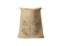 Ah! table! groente-fruit bewaarzak jute - medium