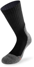 Lenz Wandelsokken Trekking 5.0 polyester zwart 2 paar maat 35-38