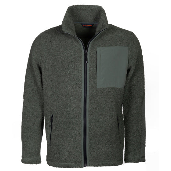 Life line Artic Sherpa Fleece Jack heren groen maat L