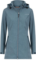 Life line Harper softshell parka dames blauwgrijs maat 40