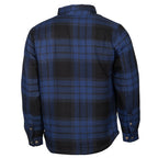Life line Jervis Padded Flannel Shirt heren blauw zwart maat L