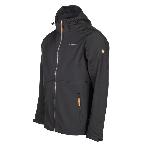Life line Kasper softshell jacket heren zwart maat 3XL