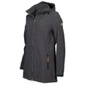 Life line Kya softshell parka dames donkergrijs maat 4XL