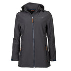 Life line Kya softshell parka dames donkergrijs maat XXL