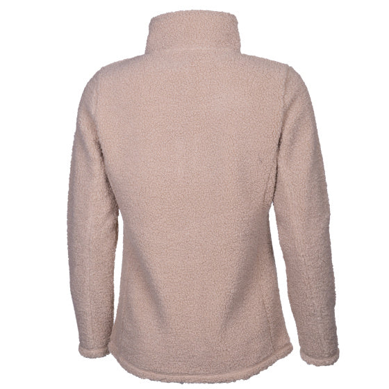 Life line Lorne Sherpa Fleecejas dames beige maat XL