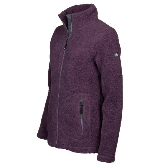 Life line Lorne Sherpa Fleecejas dames paars maat M