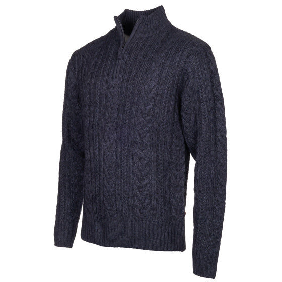 Life line Marcel sweater knit half zip heren donkerblauw maat XXL