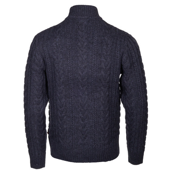 Life line Marcel sweater knit half zip heren donkerblauw maat L