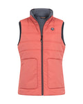 Life line Tully Fake Down bodywarmer dames rood maat 3XL