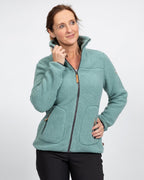 Life line Wendy fleecevest dames groen maat S