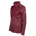 Life line Willemijn fleecevest dames bordeaux maat 3XL