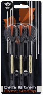 Longfield darts Steeltip Dartpijl Set 18 gram Zwart Donkerrood 3 stuks